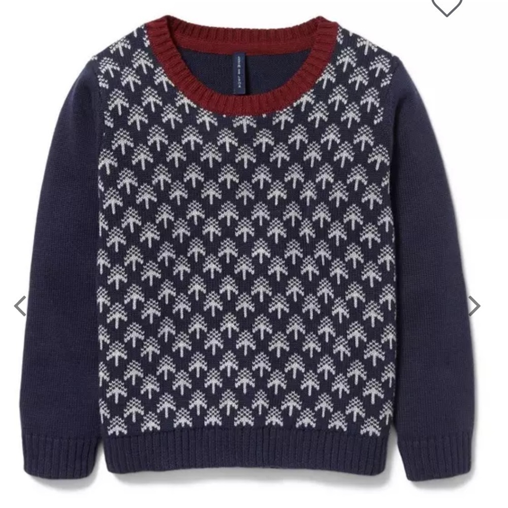 Janie & Jack Tree Pullover Sweater